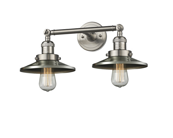 Bathroom Fixtures Two Lights by Innovations ( 405 | 208-SN-M2-LED Franklin Restoration ) 