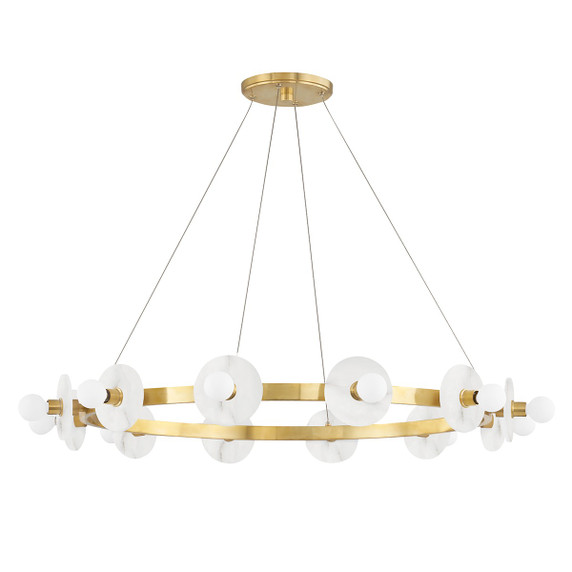Large Chandeliers Candle by Hudson Valley ( 70 | 4240-AGB Austen ) 