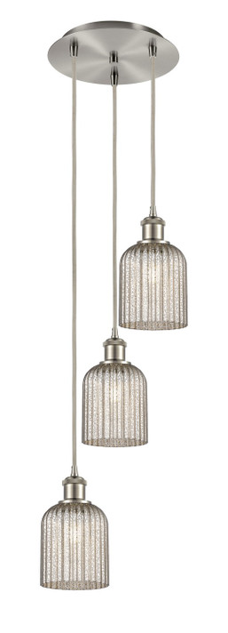 Mini Pendants 3 Light Cluster by Innovations ( 405 | 113B-3P-SN-G559-5ME Ballston ) 