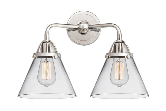 Bathroom Fixtures Two Lights by Innovations ( 405 | 288-2W-PC-G42-LED Nouveau 2 ) 