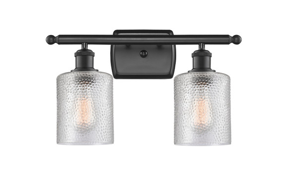 Bathroom Fixtures Two Lights by Innovations ( 405 | 516-2W-BK-G112 Ballston ) 