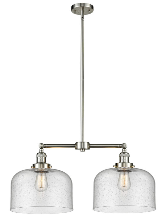 Mid. Chandeliers Glass Down by Innovations ( 405 | 209-SN-G74-L-LED Franklin Restoration ) 