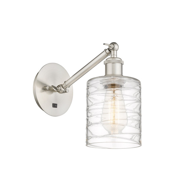 Sconces Single Glass by Innovations ( 405 | 317-1W-SN-G1113 Ballston ) 