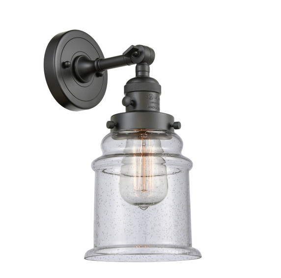 Sconces Single Glass by Innovations ( 405 | 203SW-OB-G184 Franklin Restoration ) 