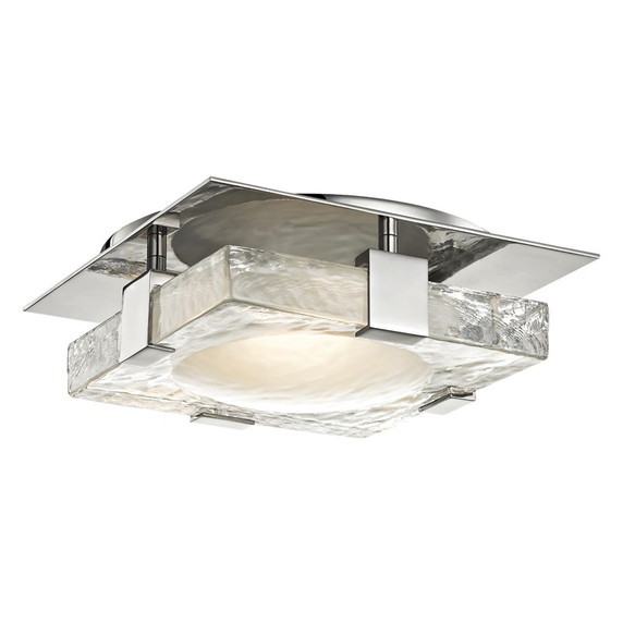 Sconces Single Glass by Hudson Valley ( 70 | 9811-PN Bourne ) 