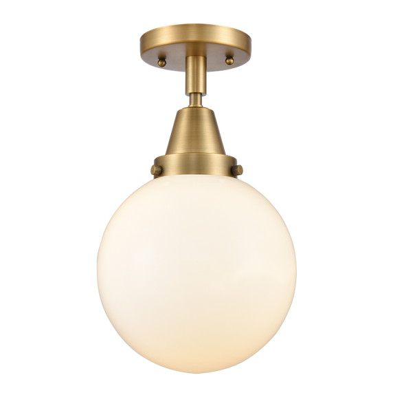 Flush Mounts Glass Down by Innovations ( 405 | 447-1C-BB-G201-8-LED Caden ) 