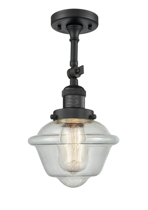 Semi-Flush Mts. Glass Down by Innovations ( 405 | 201F-BK-G534 Franklin Restoration ) 