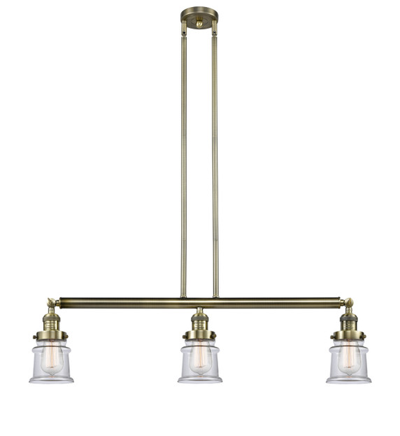 Linear/Island 3 Light Bar by Innovations ( 405 | 213-AB-G182S Franklin Restoration ) 