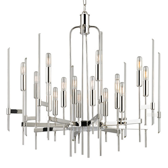 Mid. Chandeliers Candle by Hudson Valley ( 70 | 9916-PN Bari ) 