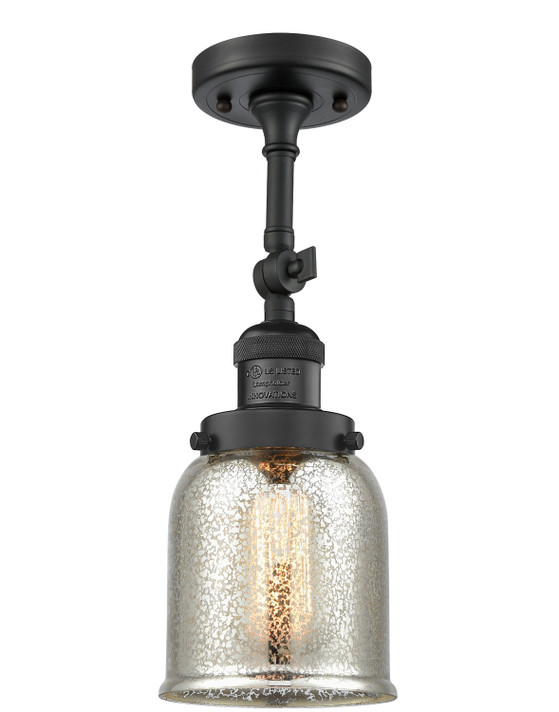 Semi-Flush Mts. Glass Down by Innovations ( 405 | 201F-BK-G58-LED Franklin Restoration ) 