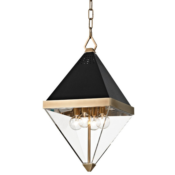 Pendants Glass Down by Hudson Valley ( 70 | 4510-AGB Coltrane ) 