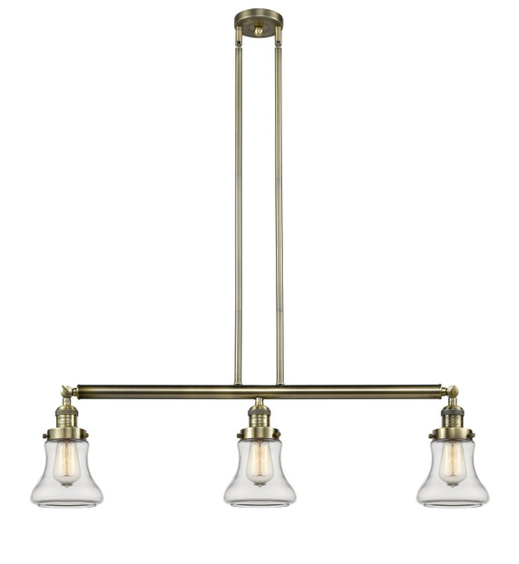 Linear/Island 3 Light Bar by Innovations ( 405 | 213-AB-G192-LED Franklin Restoration ) 