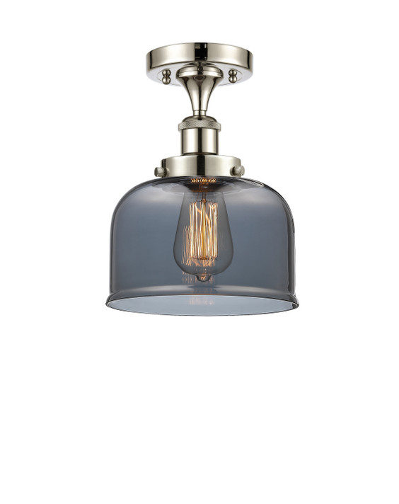 Semi-Flush Mts. Glass Down by Innovations ( 405 | 916-1C-PN-G73-LED Ballston Urban ) 