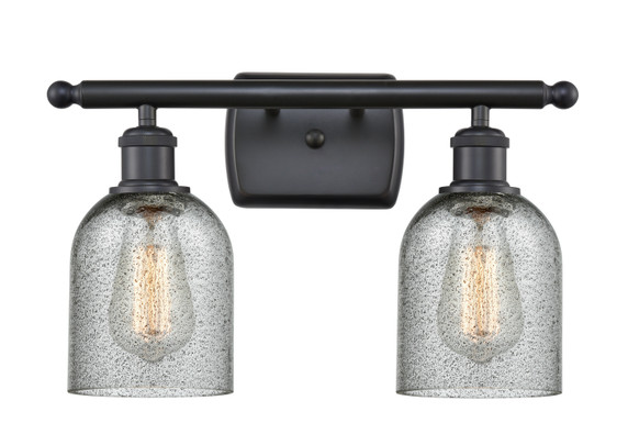 Bathroom Fixtures Two Lights by Innovations ( 405 | 516-2W-BK-G257 Ballston ) 