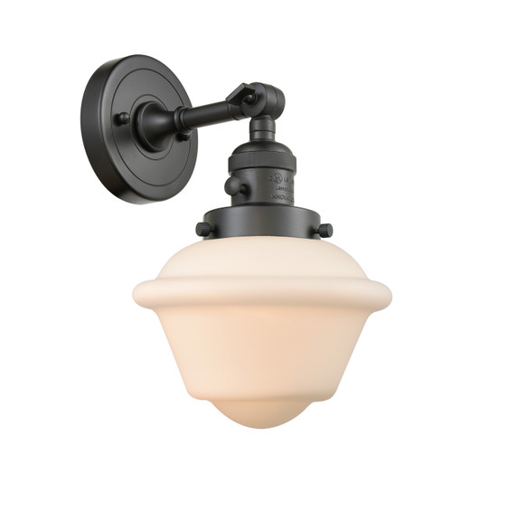 Sconces Single Glass by Innovations ( 405 | 203SW-OB-G531 Franklin Restoration ) 
