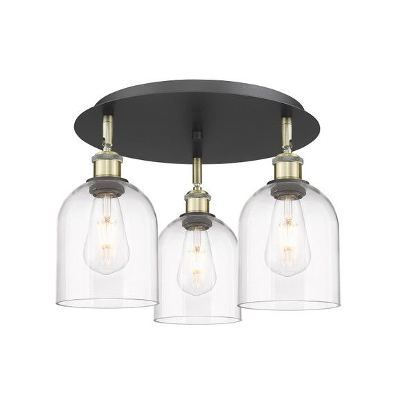 Semi-Flush Mts. Multi-port/Cluster by Innovations ( 405 | 516-3C-BAB-G558-6CL Ballston ) 
