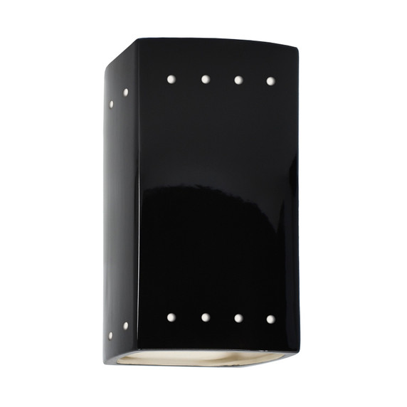 Sconces Pocket by Justice Designs ( 102 | CER-0925-BLK-LED1-1000 Ambiance ) 