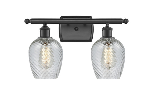 Bathroom Fixtures Two Lights by Innovations ( 405 | 516-2W-BK-G292 Ballston ) 