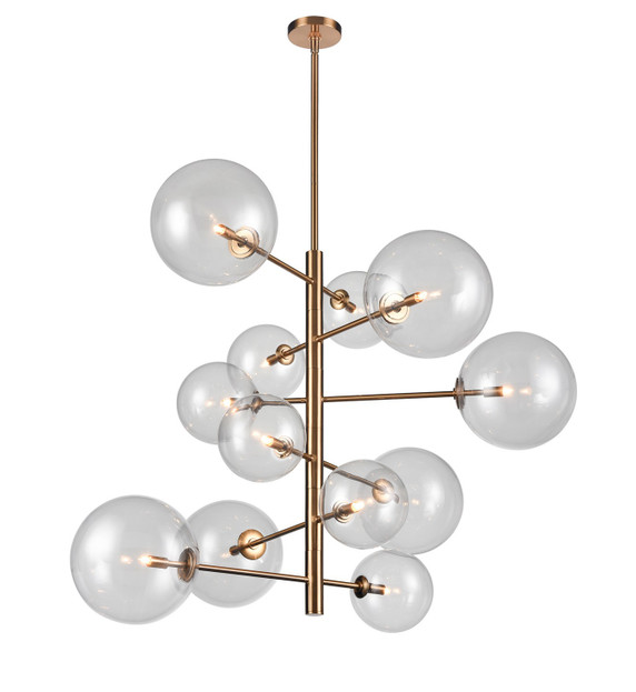Large Chandeliers Glass Shade by Avenue Lighting ( 192 | HF4212-AB Delilah ) 