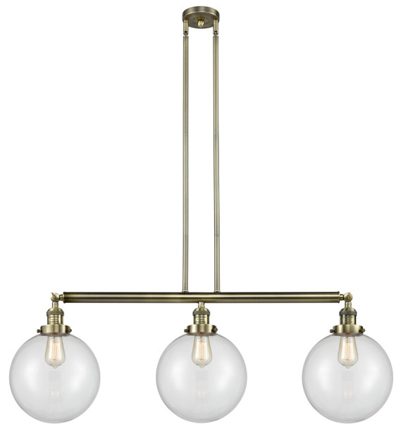 Linear/Island 3 Light Bar by Innovations ( 405 | 213-AB-G202-10 Franklin Restoration ) 