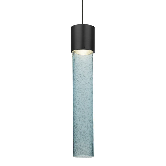 Mini Pendants Glass Down by Besa ( 74 | 1XT-WAND12BL-LED-BK Besa Wanda 12 Pendant ) 