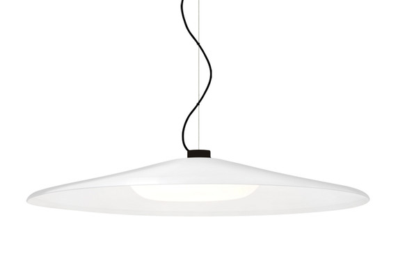 Multi-Systems Line Voltage Pendants by Besa ( 74 | 1KX-SWANWH-LED-BK Swan ) 