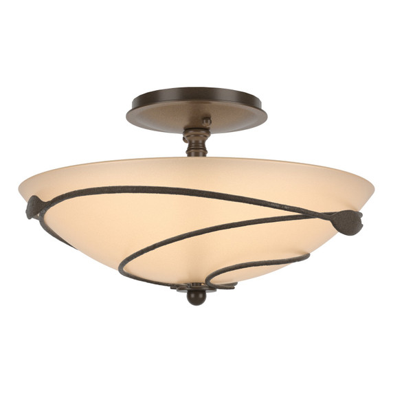 Semi-Flush Mts. Bowl Style by Hubbardton Forge ( 39 | 126712-SKT-05-SS0048 Leaf ) 