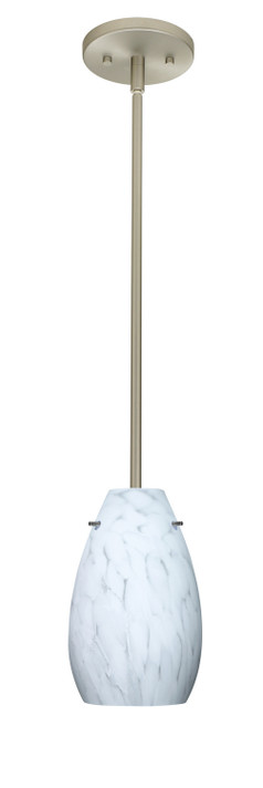 Mini Pendants Glass Down by Besa ( 74 | 1TT-412619-LED-SN Pera ) 