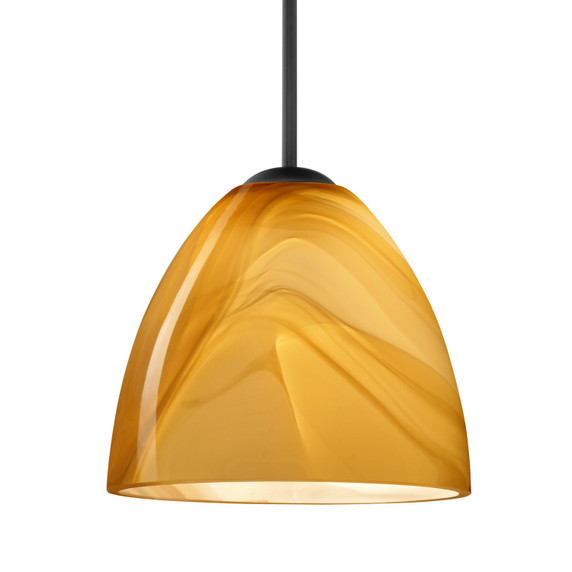 Mini Pendants Glass Down by Besa ( 74 | J-4470HN-BK Besa Vila Pendant ) 