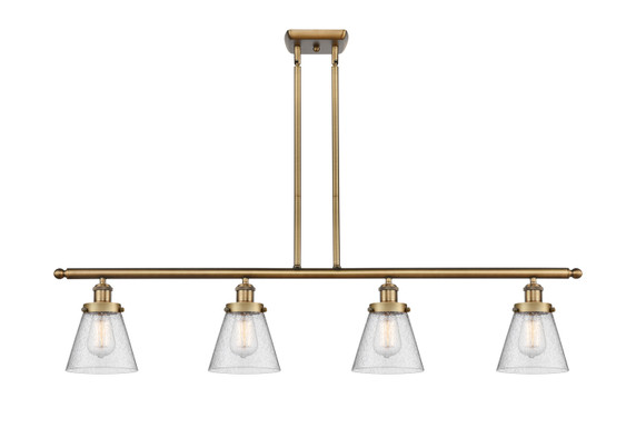 Linear/Island 4 Light + by Innovations ( 405 | 916-4I-BB-G64-LED Ballston Urban ) 