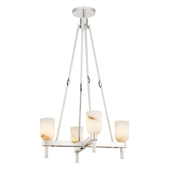 Mid. Chandeliers Glass Up by Alora ( 452 | PD338422PNAR Lucian ) 