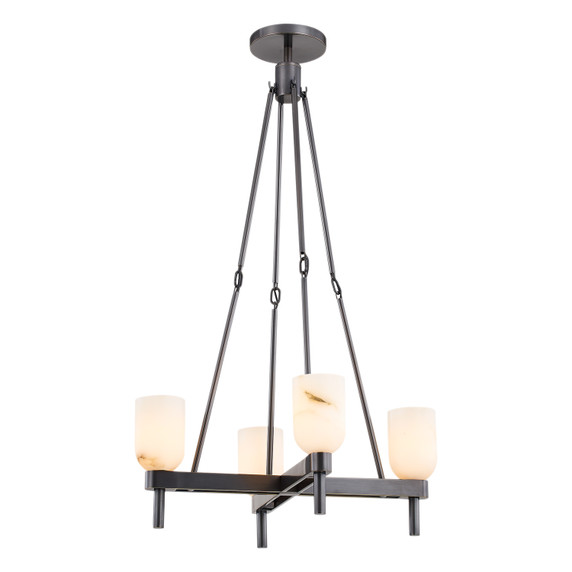 Mid. Chandeliers Glass Up by Alora ( 452 | PD338422UBAR Lucian ) 