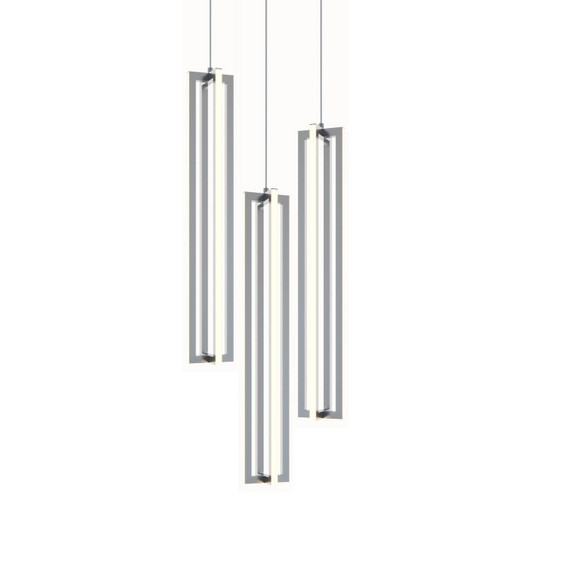Mini Pendants 3 Light Cluster by AFX Lighting ( 162 | CSSP24L30D1SNRND3 Cass ) 