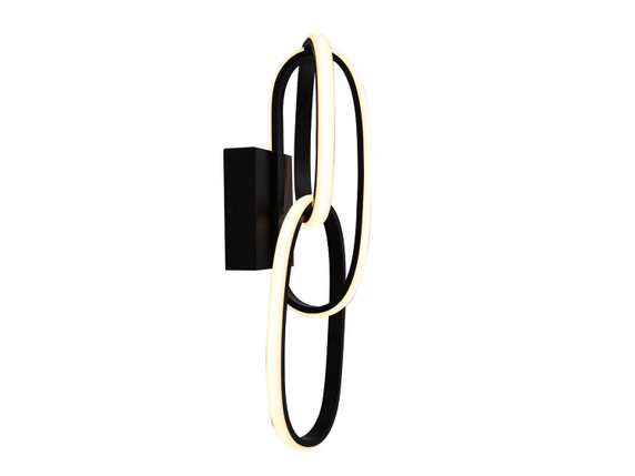 Sconces Ring Shades/Halo by Avenue Lighting ( 192 | HF5022-BK Circa Led ) 