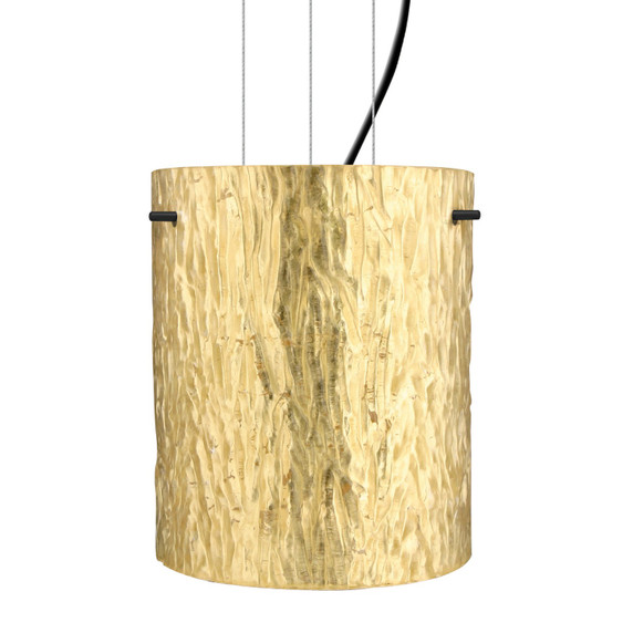 Mini Pendants Glass Down by Besa ( 74 | 1KG-4006GS-LED-BK Besa Tamburo 8 Cable Pendant ) 