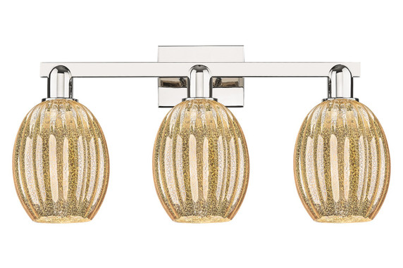 Bathroom Fixtures Three Lights by Innovations ( 405 | 716-3W-PN-G459-6ME Arcadia ) 