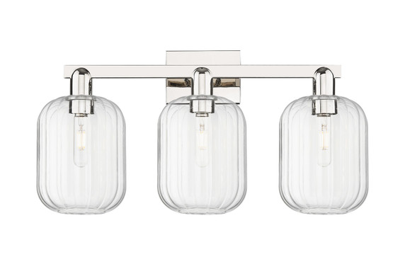 Bathroom Fixtures Three Lights by Innovations ( 405 | 716-3W-PN-G460-7CL Arcadia ) 