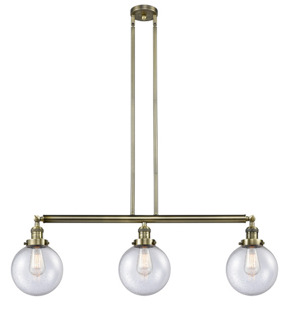 Linear/Island 3 Light Bar by Innovations ( 405 | 213-AB-G204-8 Franklin Restoration ) 