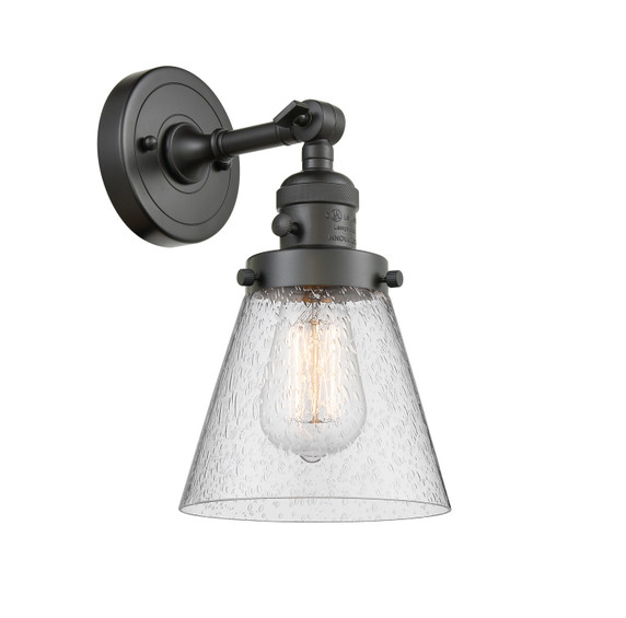 Sconces Single Glass by Innovations ( 405 | 203SW-OB-G64 Franklin Restoration ) 