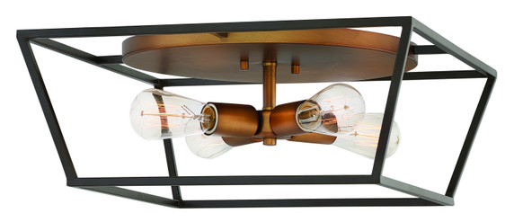Flush Mounts Cage Style by Hinkley ( 13 | 3331BZ Fulton ) 