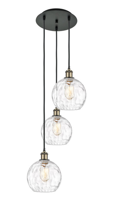 Mini Pendants 3 Light Cluster by Innovations ( 405 | 113B-3P-BAB-G1215-8 Ballston ) 