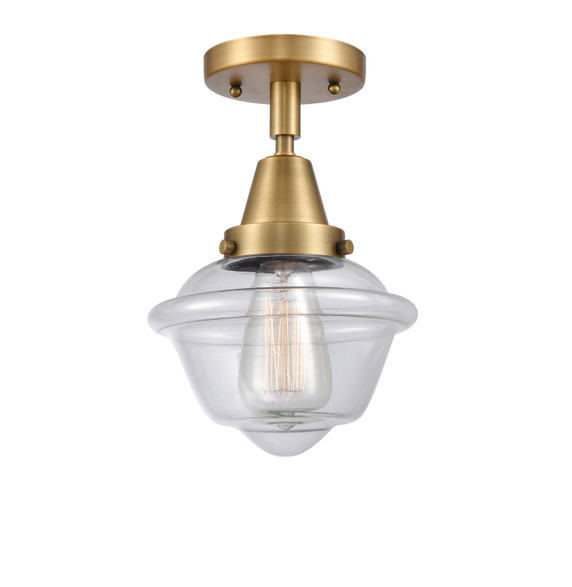 Semi-Flush Mts. Glass Down by Innovations ( 405 | 447-1C-BB-G532-LED Caden ) 