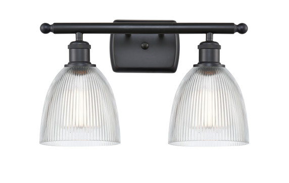 Bathroom Fixtures Two Lights by Innovations ( 405 | 516-2W-BK-G382-LED Ballston ) 