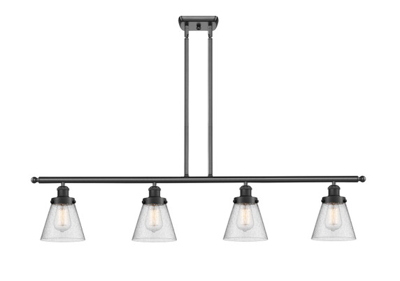 Linear/Island 4 Light + by Innovations ( 405 | 916-4I-BK-G64-LED Ballston Urban ) 