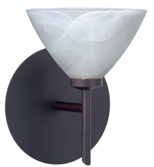 Sconces Single Glass by Besa ( 74 | 1SW-174352-BR Domi ) 