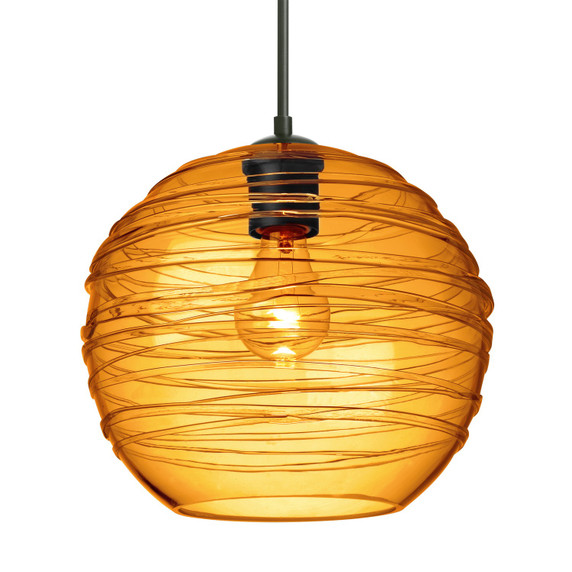 Mini Pendants Glass Down by Besa ( 74 | J-462782-BK Besa Wave 10 Pendant ) 