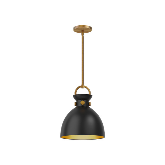 Mini Pendants Metal Shade by Alora ( 452 | PD411311AGMB Waldo ) 