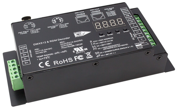 Specialty Items Fixture Accents/Parts by American Lighting ( 303 | REC-DMX-RJ45A-5CH Decoder ) 