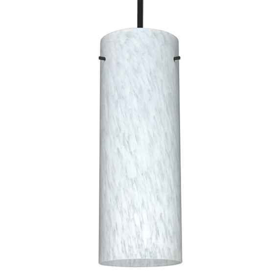 Mini Pendants Glass Down by Besa ( 74 | 1TT-412819-LED-BK Besa Stilo 18 Stem Pendant ) 