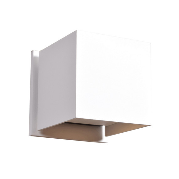 Exterior Wall Mount by Access ( 18 | 20399LEDMG-WH Square ) 